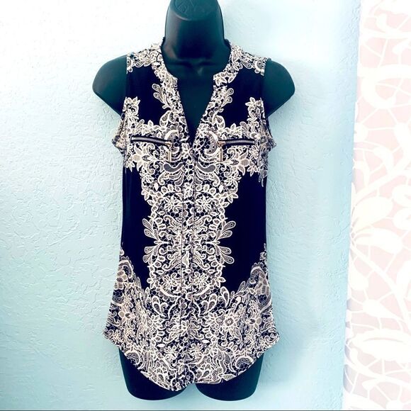 INC International Concepts Floral Tank Top Size XS - Picture 1 of 11